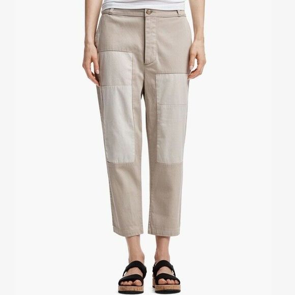 James Perse Pants - James Perse Patched Vintage Linen Blend Pants 27